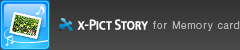X-PICT STORY for Memory card