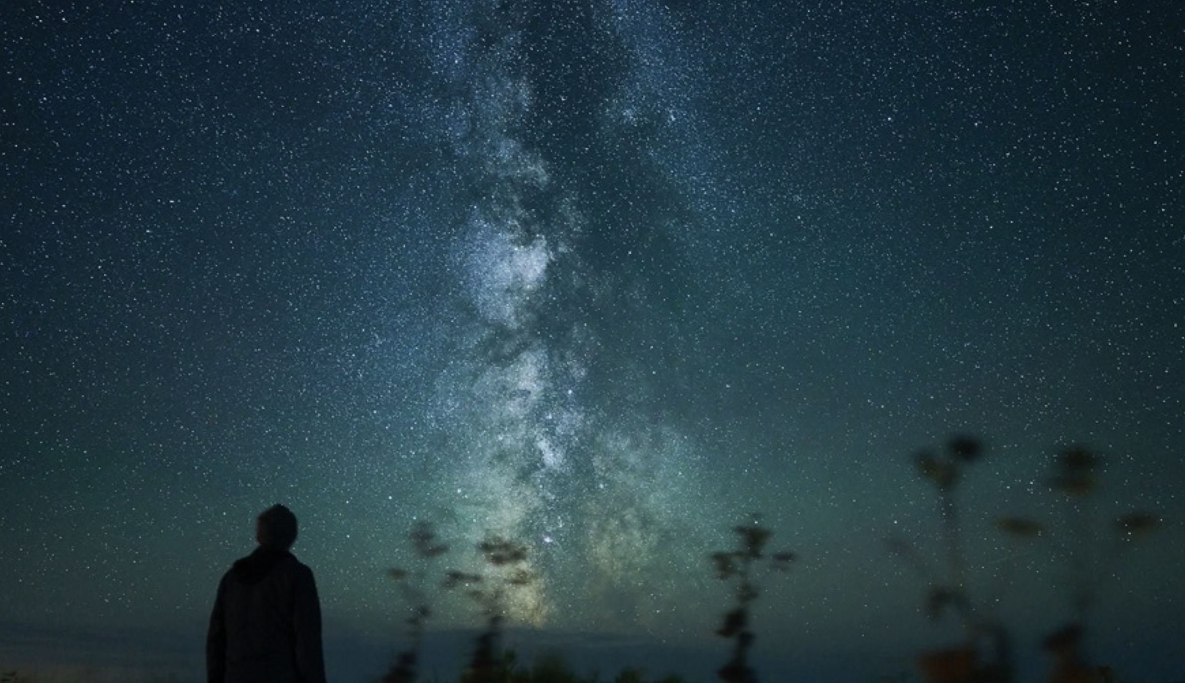 礼文島で撮影した星空の写真
