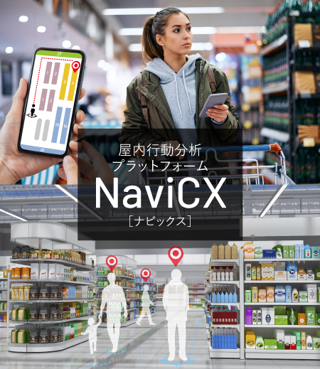 屋内行動分析プラットフォームNaviCX