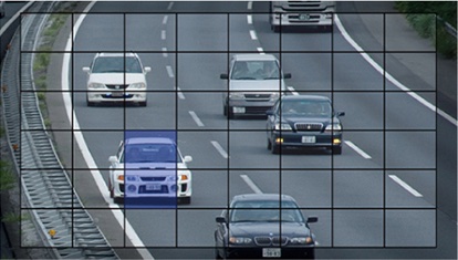 比較画像：高速道路、対象領域