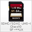 SDHC/SDXC UHS-I Class10 SF-**UX