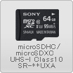 microSDHC UHS-I Class10 SR-**UXA