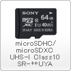 microSDHC/microSDXC UHS-I Class10 SR-**UYA