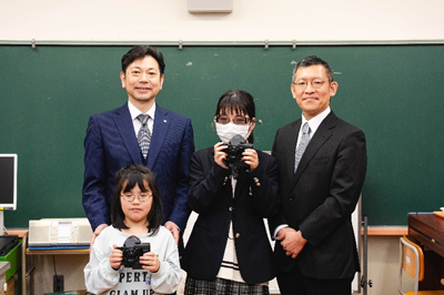 東京都立八王子盲学校の教員・児童・生徒の皆さん