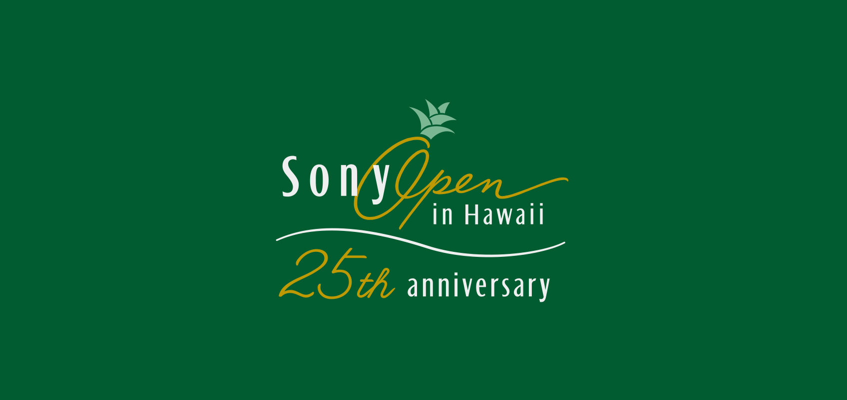 ソニーオープンインハワイ、25周年のロゴ
