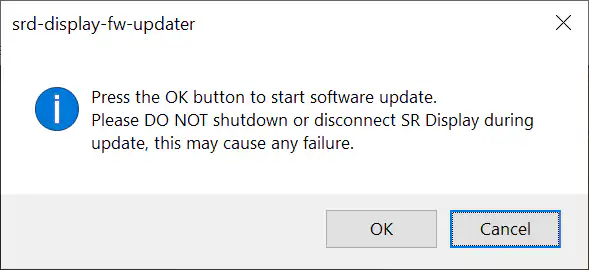 確認のダイアログ