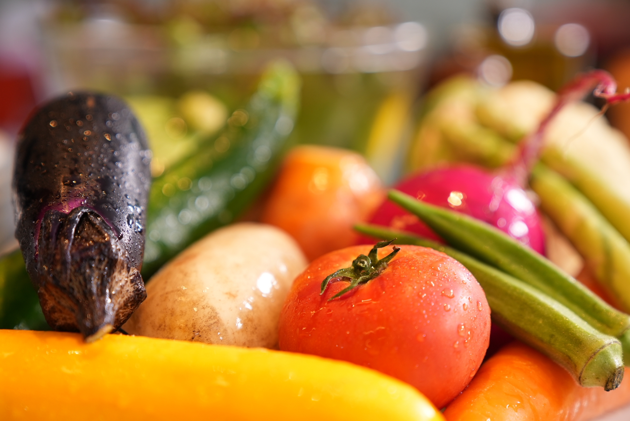Close-up of various vegetables Click to open modal