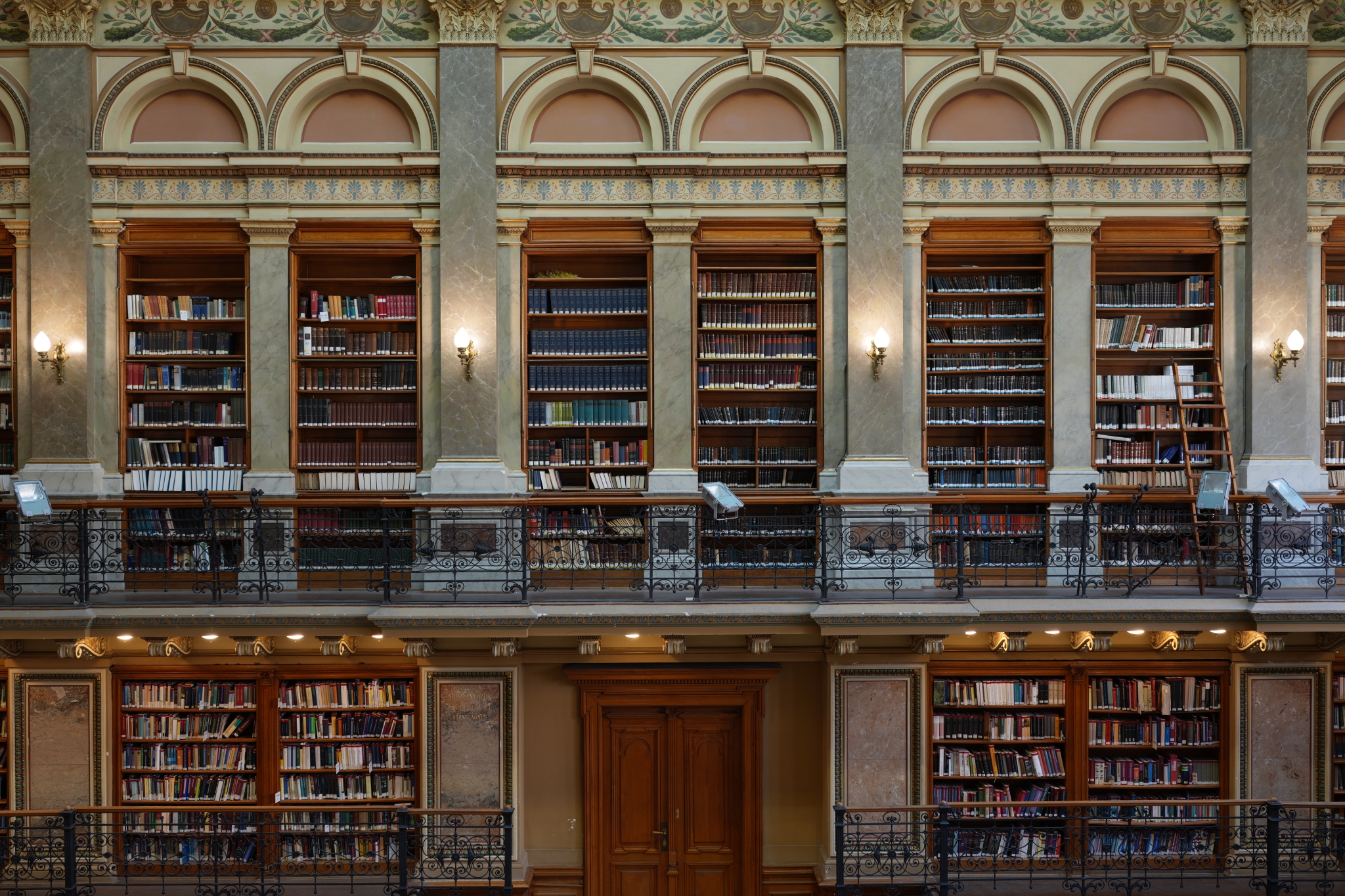 A sample image of a library to show the resolution from corner to corner Click to open modal