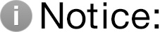 Notice: