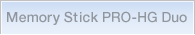 Memory Stick PRO-HG Duo