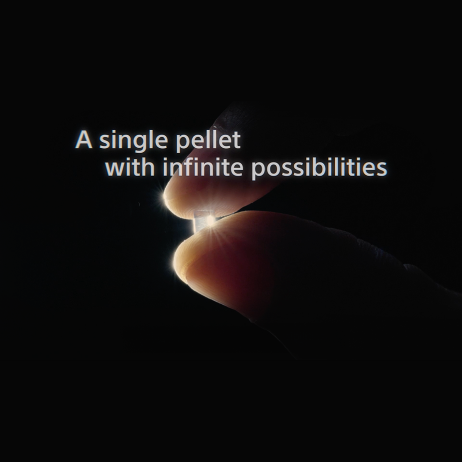 Video of Sony's recycled materials