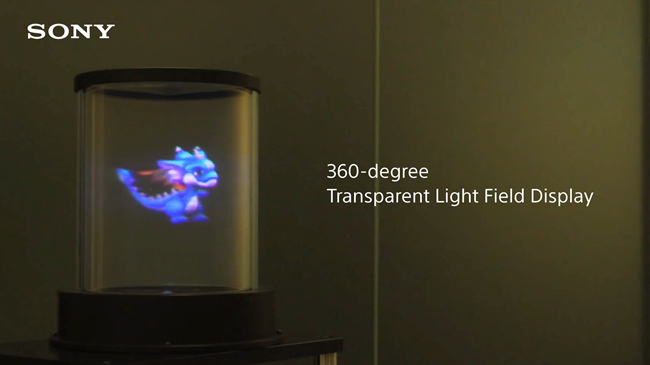 360-degree Transparrent Light Field Display