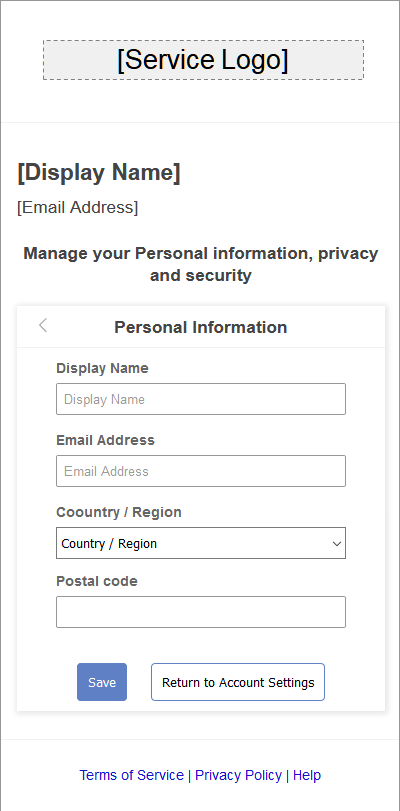 Personal Information