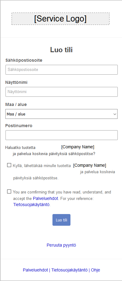 Create Account