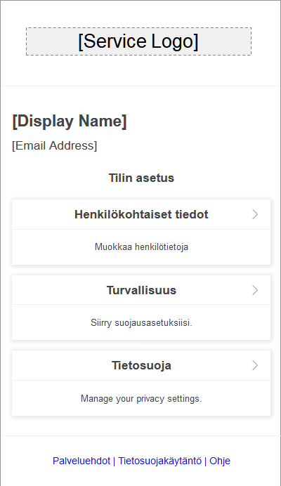Account Settings
