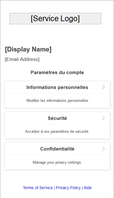Account Settings