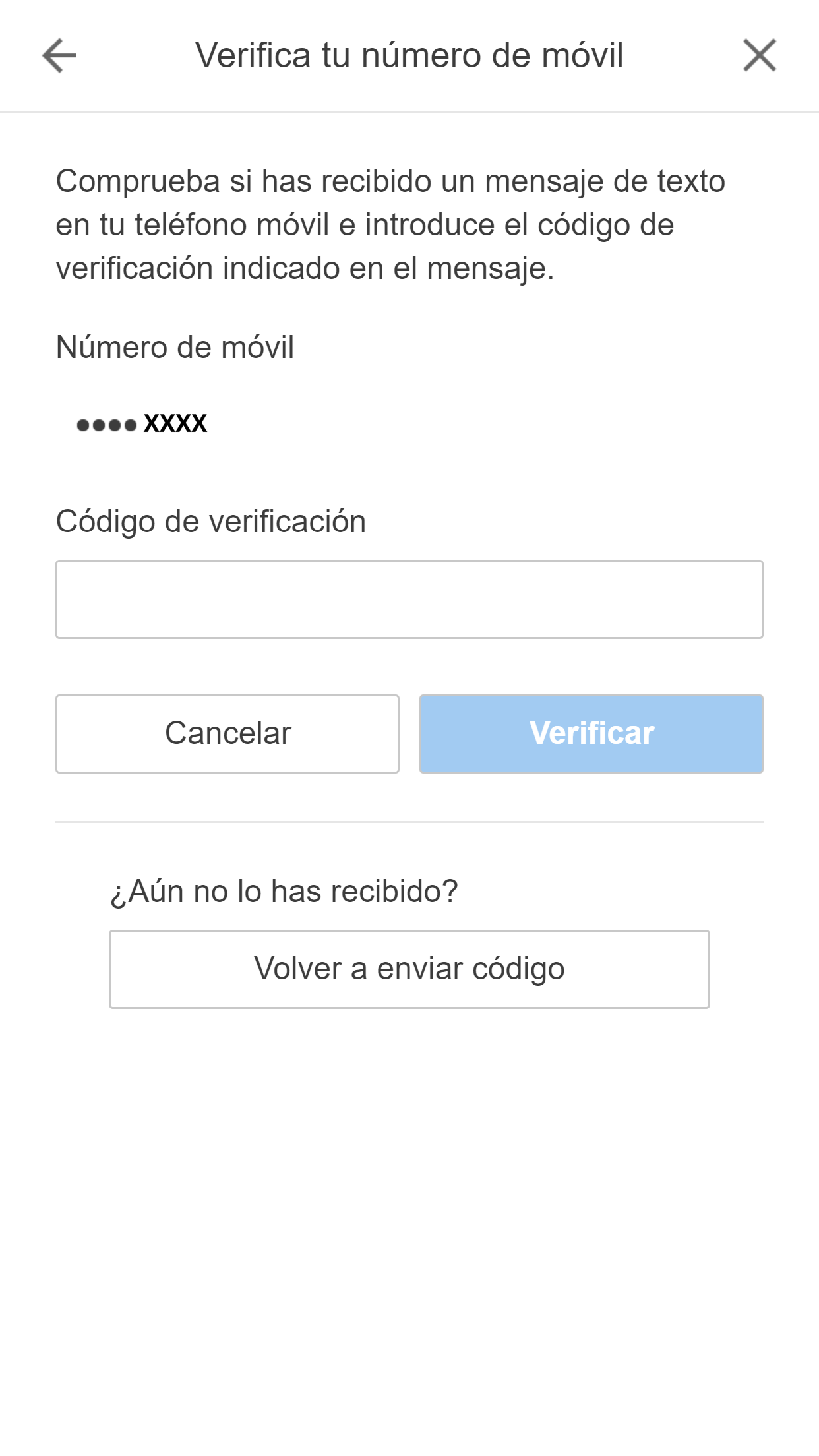 Verify Your Mobile Number