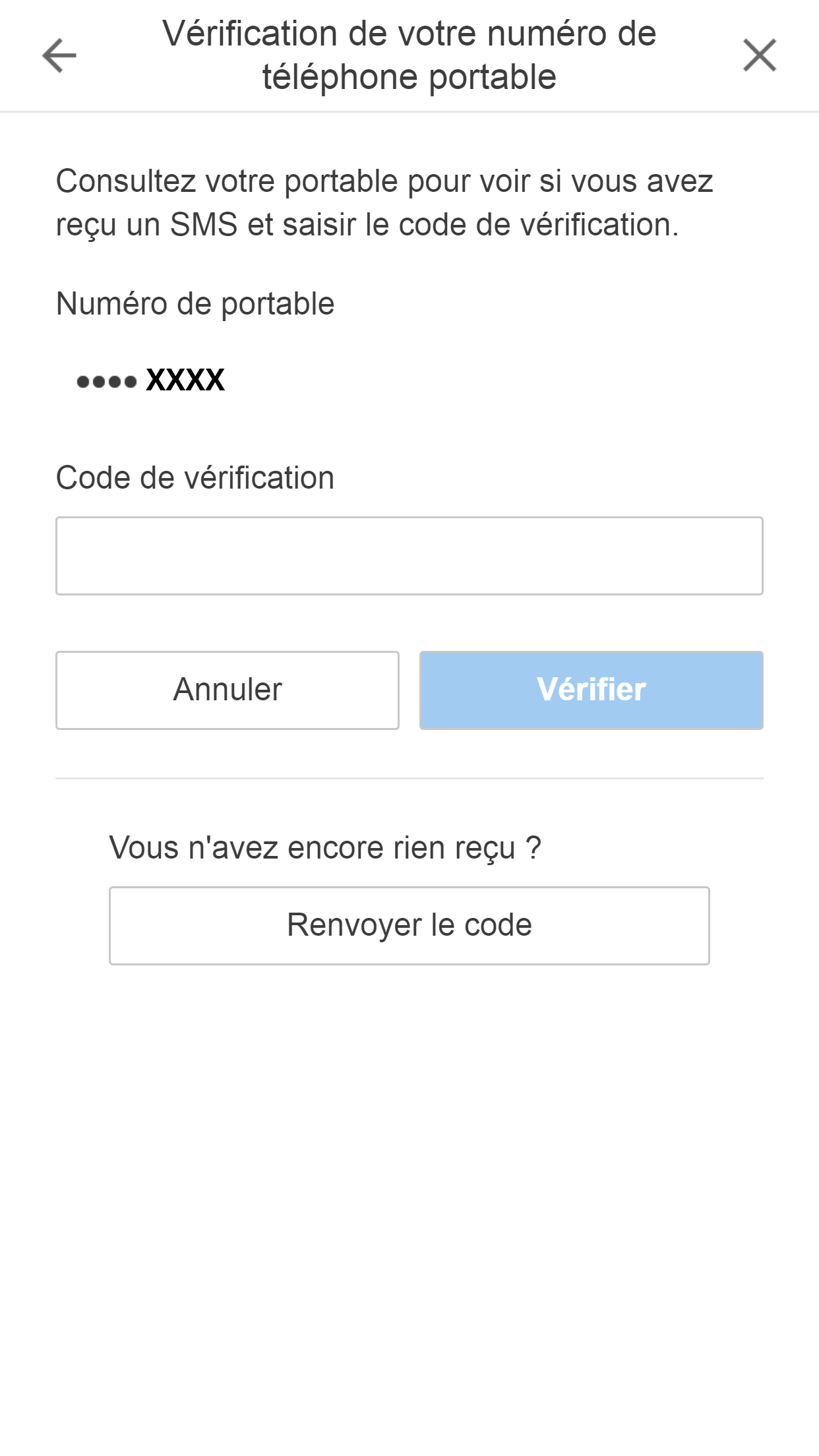 Verify Your Mobile Number