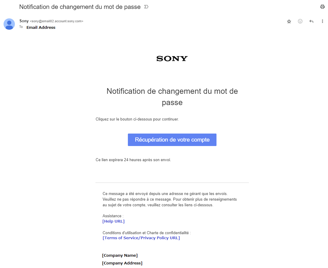 Password Change Notification