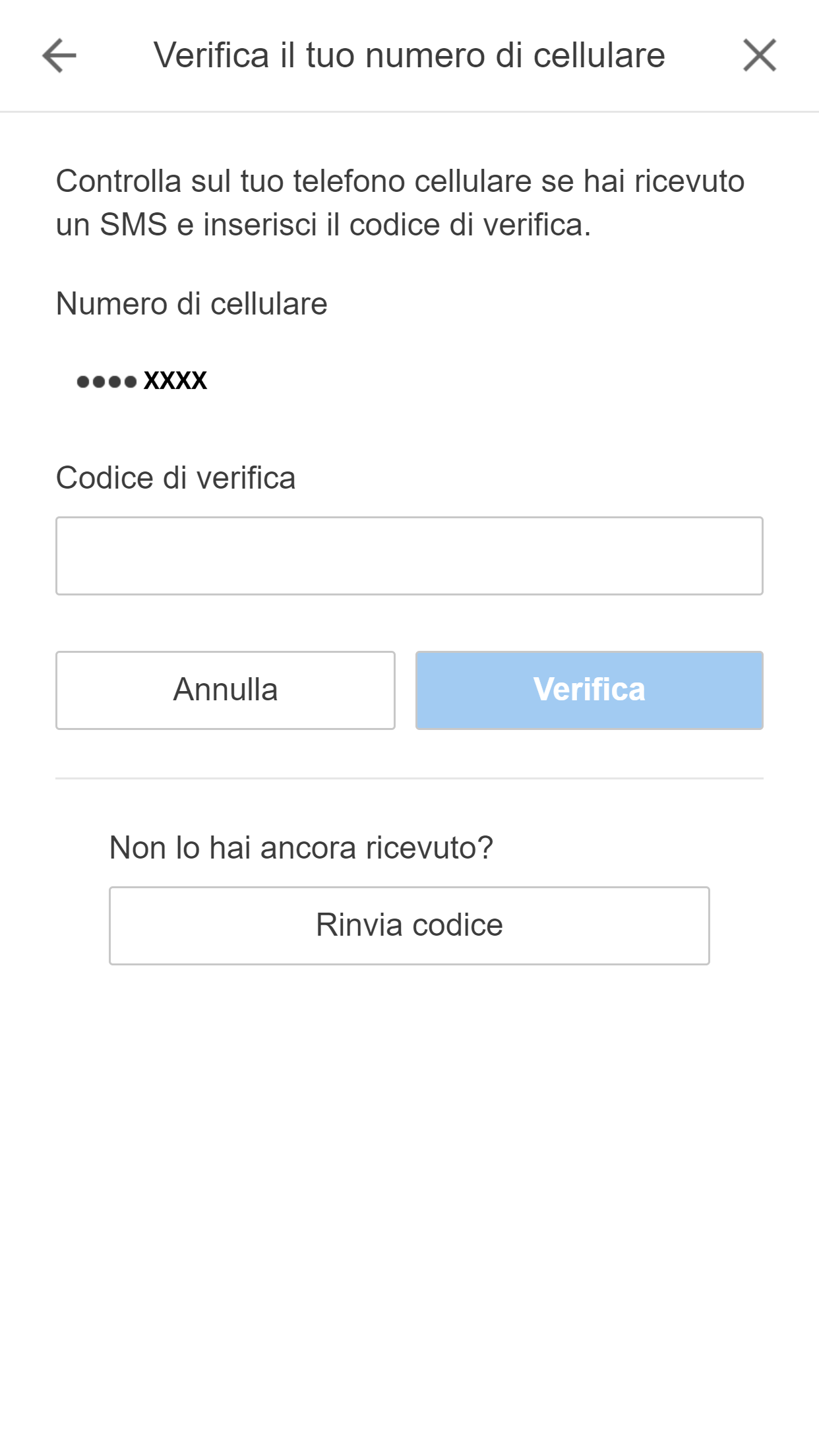 Verify Your Mobile Number