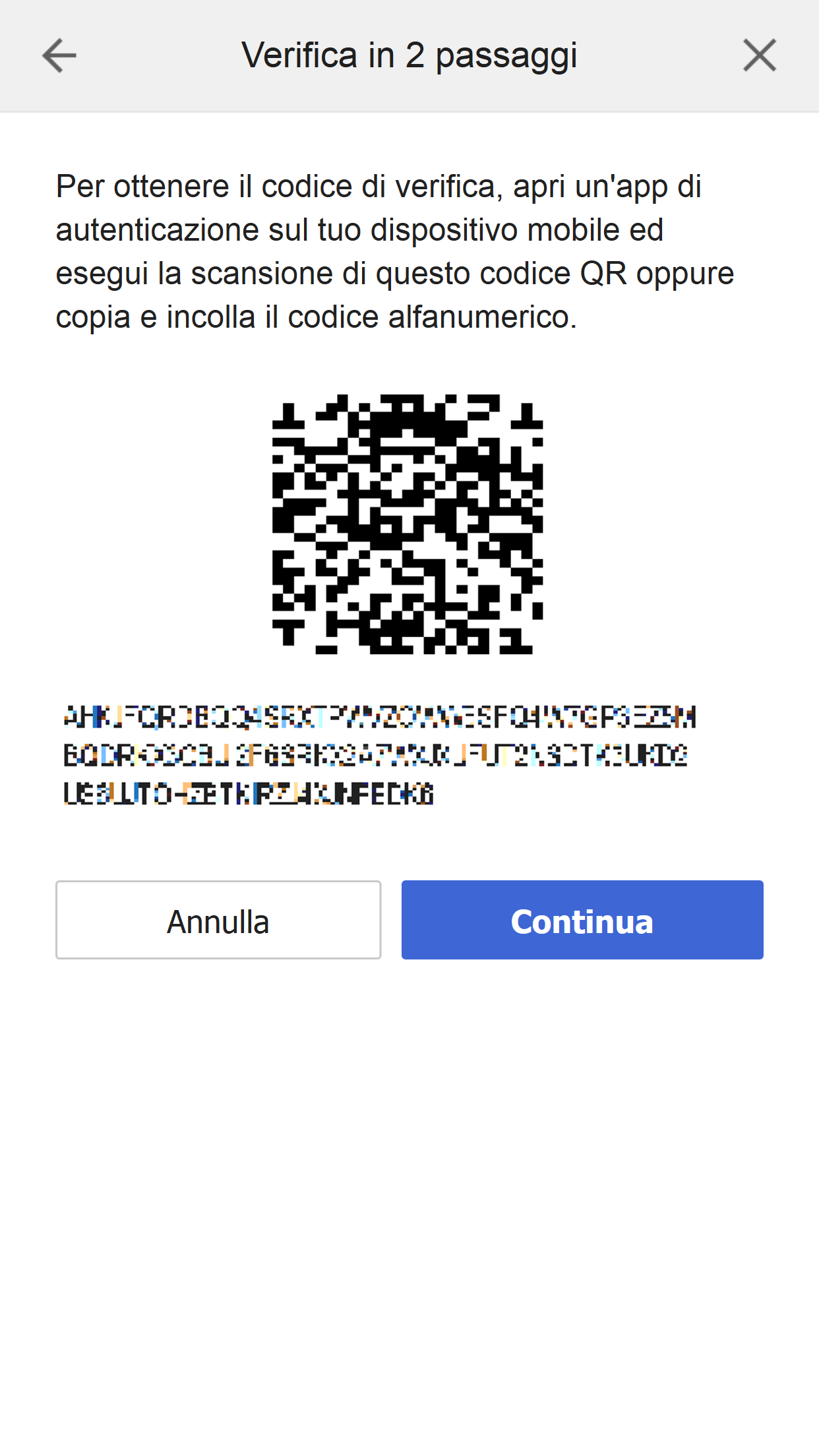 2-Step Verification QR Code