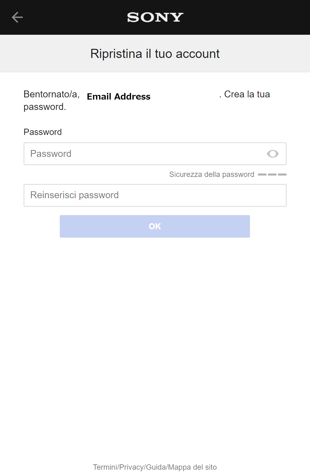 Reset Your Password
