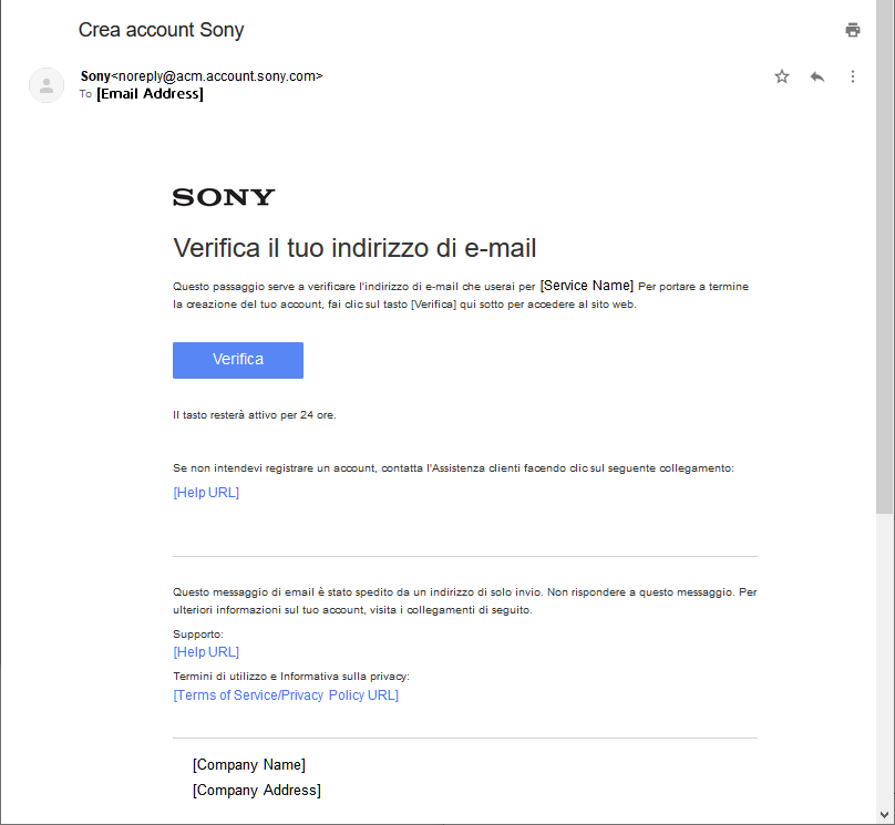 Verify your email address