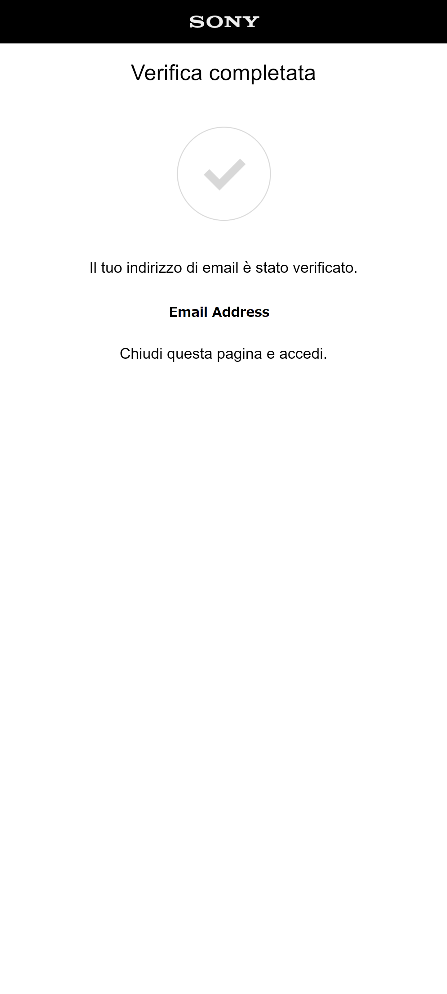Your email address has been verified