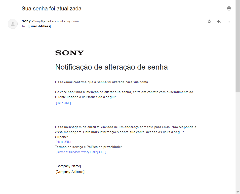 Password Change Notification