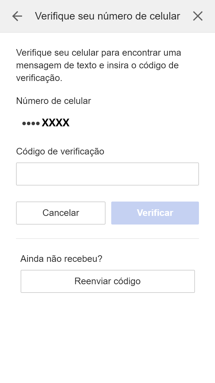 Verify Your Mobile Number