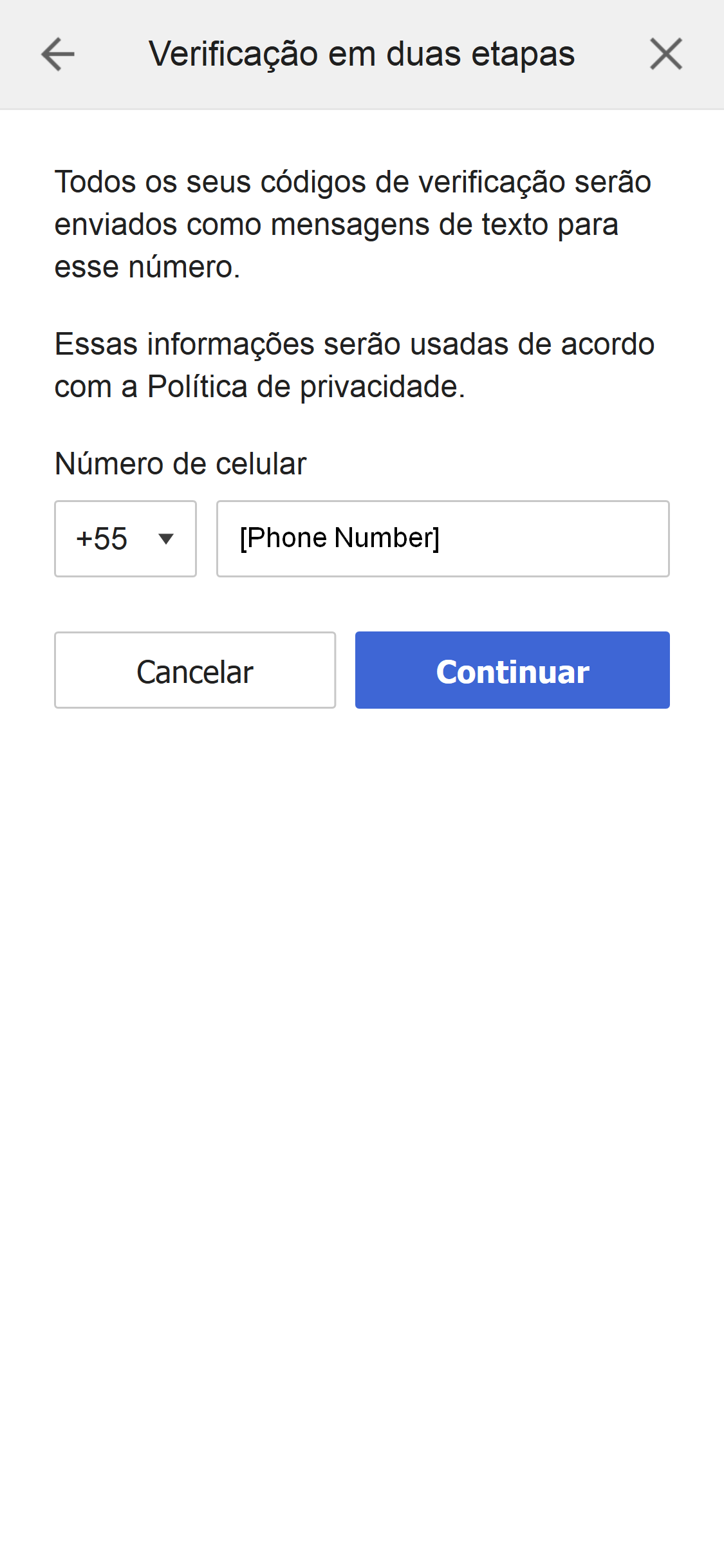2-Step Verification Phone