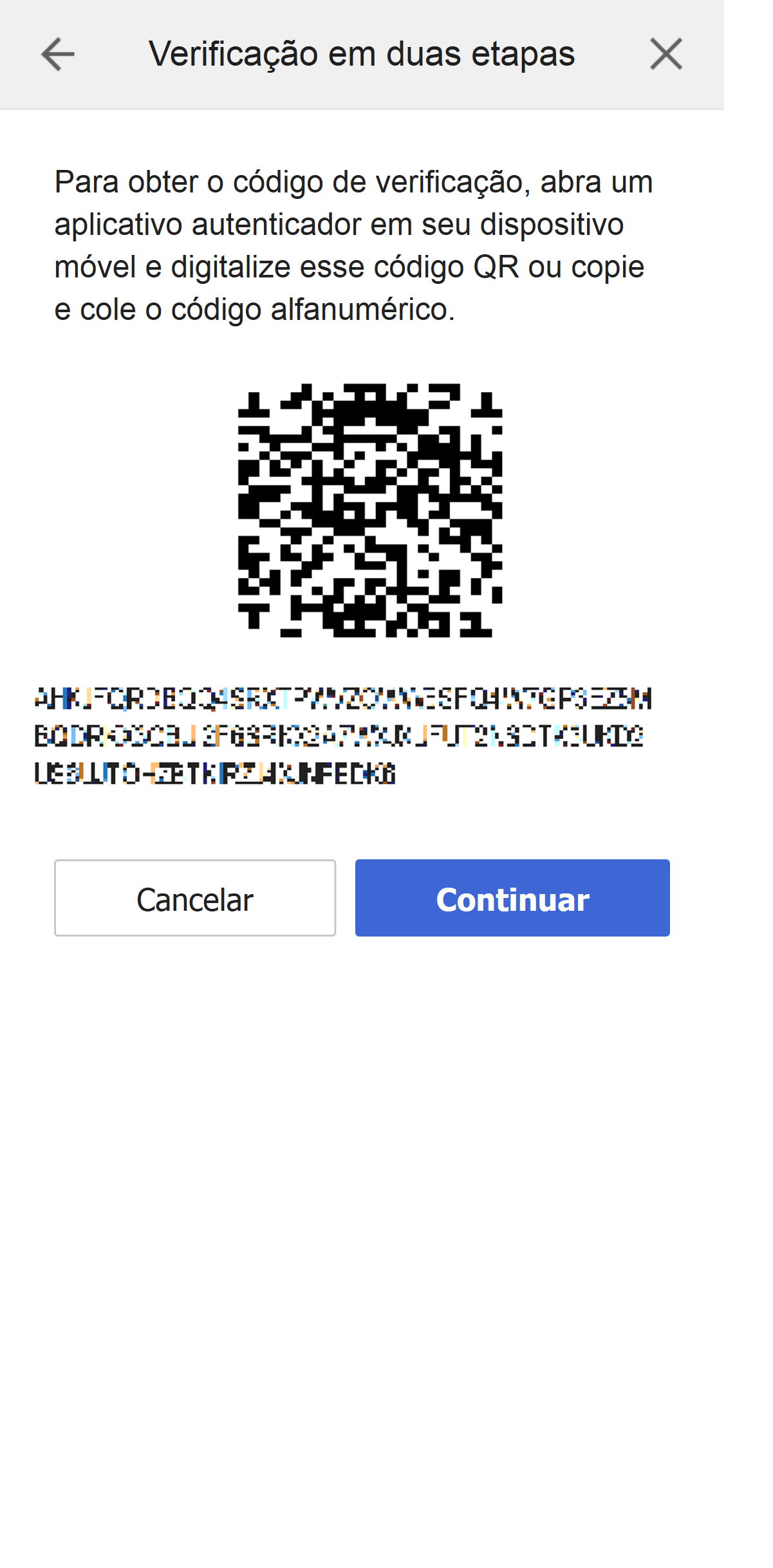 2-Step Verification QR Code