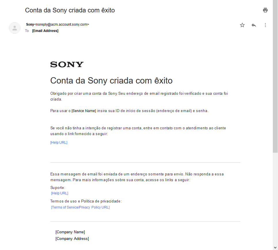 Account registered successfully