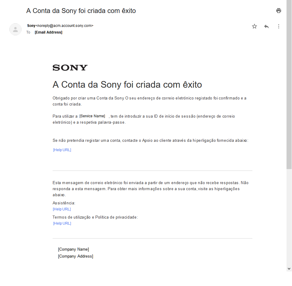 Account registered successfully