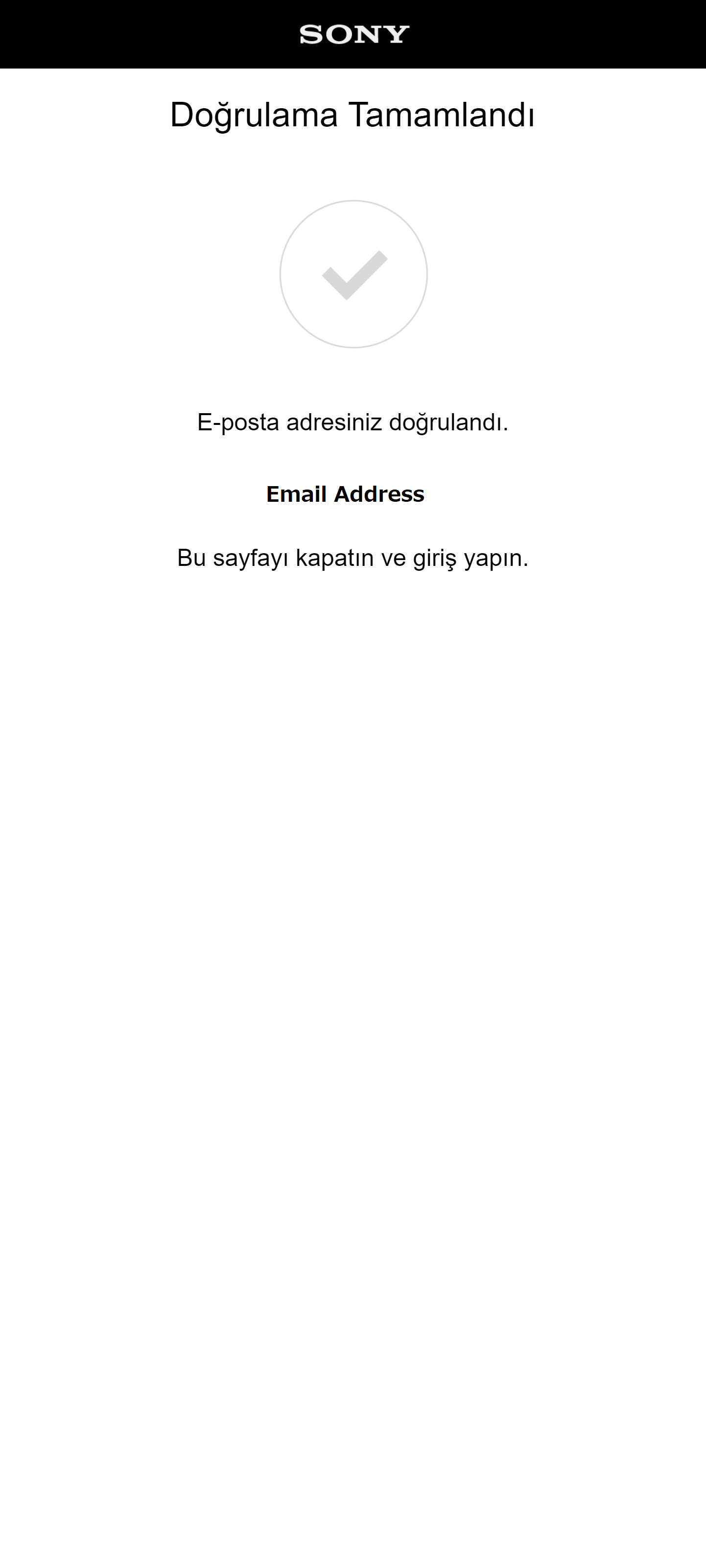 Your email address has been verified