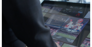 複数カメラデータのモニタ画面